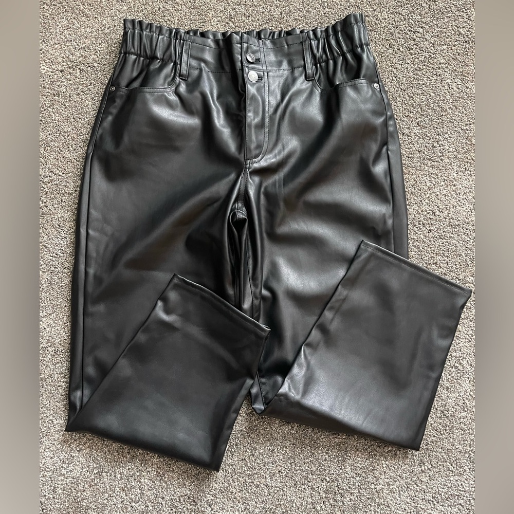 EUC Leather Look Pants